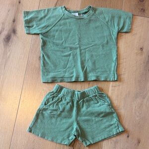 Zara Kids Green Matching Set